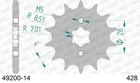 AFAM Framdrev #428, 14T