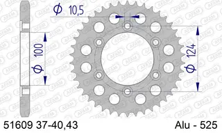 AFAM Bakdrev, Aluminium #525 - Ducati 916/996/1000