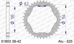 AFAM Bakdrev, Alu#525 PCD1098 - Ducati