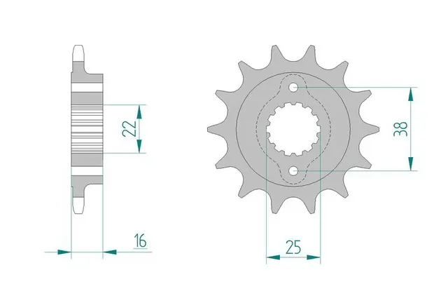 AFAM Framdrev 520 14T 