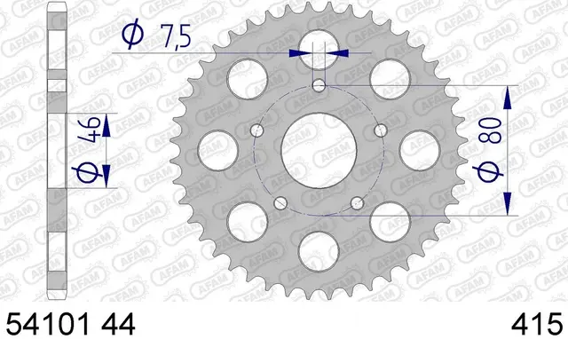 Bakdrev, Aluminium #415 