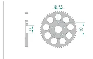 Bakdrev, Aluminium #428