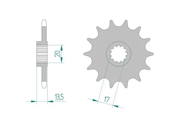 AFAM Framdrev 520 11T 