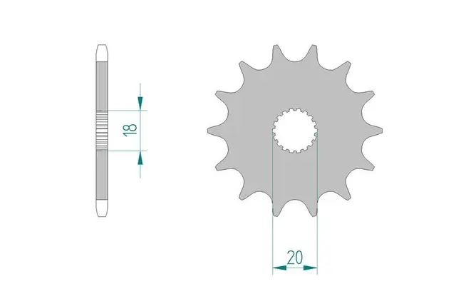 AFAM Framdrev 520 12T 