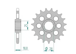 AFAM Framdrev 525 20T
