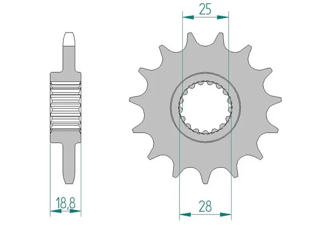 AFAM Framdrev 525 15T 