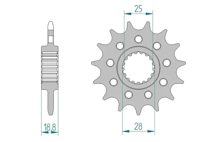 AFAM Framdrev 520 15T 
