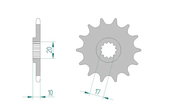 AFAM Framdrev 520 13T 