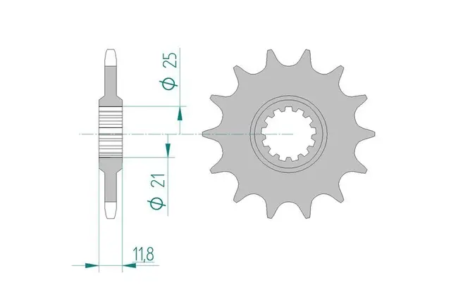 AFAM Framdrev 520 14T 
