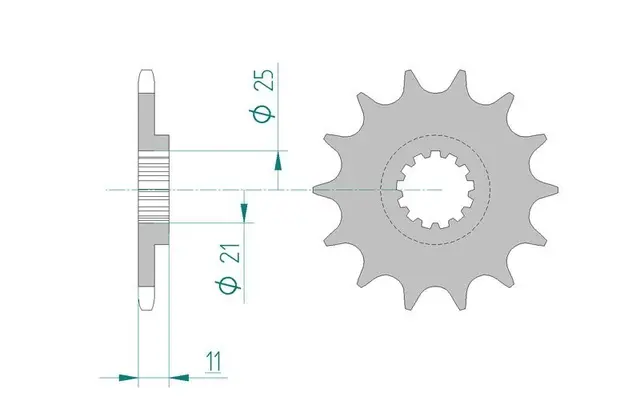 AFAM Framdrev 520 12T 