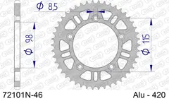 AFAM Bakdrev - Alu, #420
