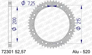 AFAM Bakdrev, Aluminium #520 - KTM MC495 82-83