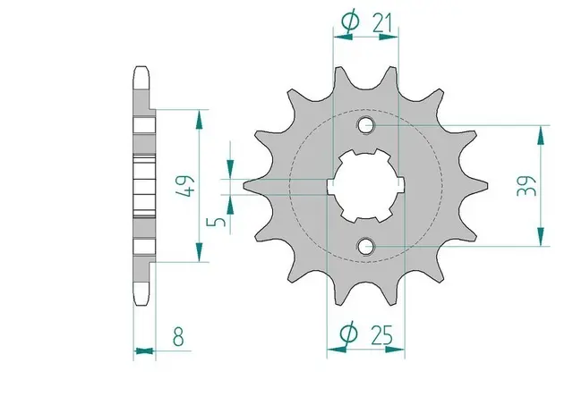 AFAM Framdrev 520 14T 