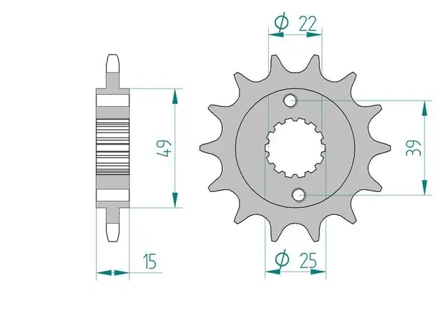 AFAM Framdrev 520 14T 