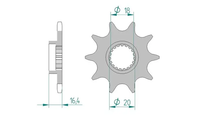AFAM Framdrev 520 9T 