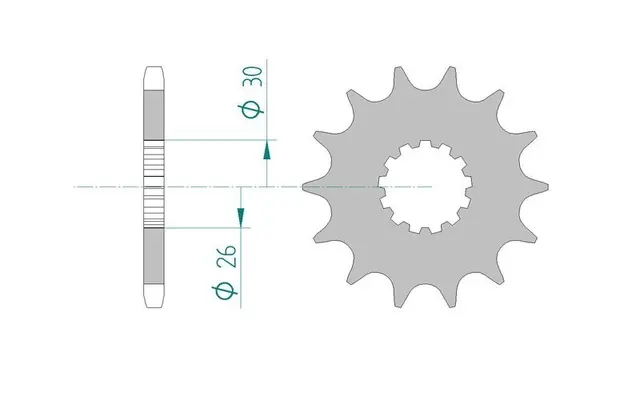 AFAM Framdrev 525 16T 