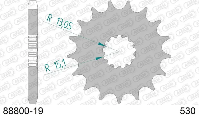 AFAM Framdrev 530 19T 