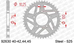 AFAM Bakdrev, St&#229;l #525 - Yamaha R1+