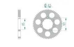 Bakdrev, Aluminium #428