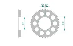 Bakdrev, Aluminium #428