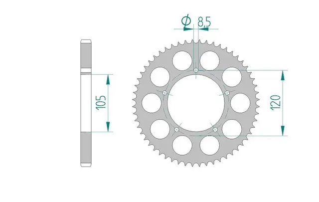 Bakdrev, Aluminium #428 