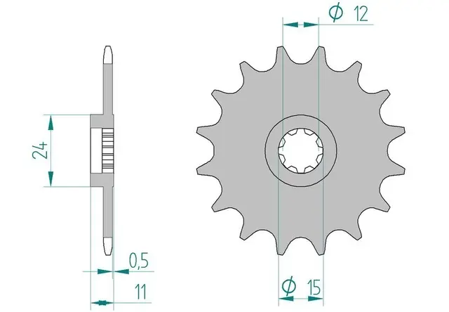 AFAM Framdrev 415 12T 