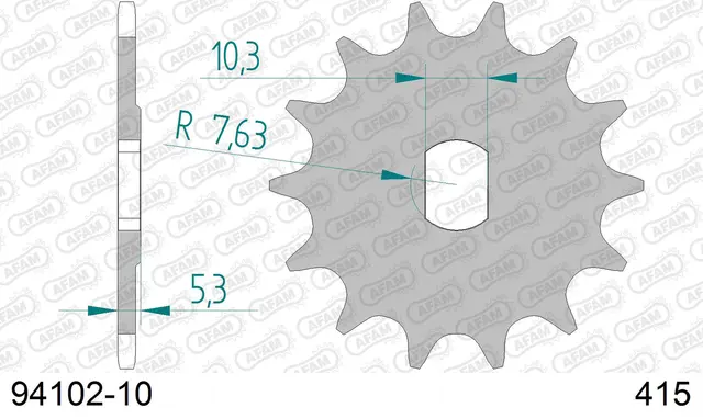 AFAM Framdrev 415 10T 