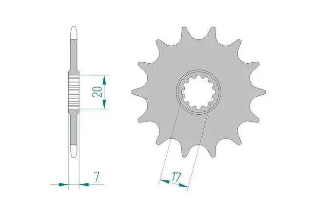AFAM Framdrev 415 12T 