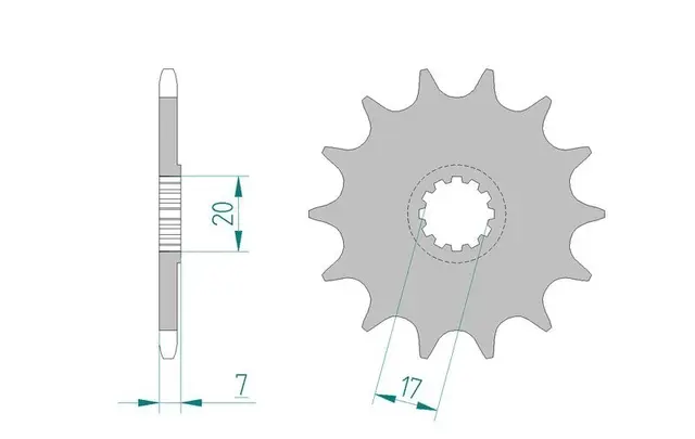 AFAM Framdrev 420 12T 