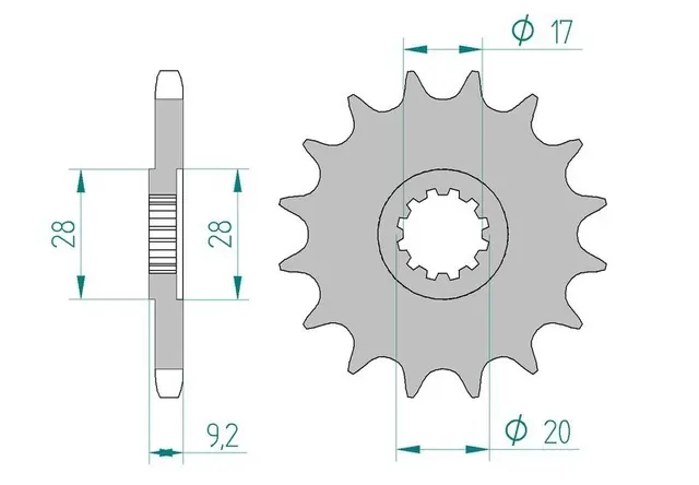 AFAM Framdrev 428 11T 
