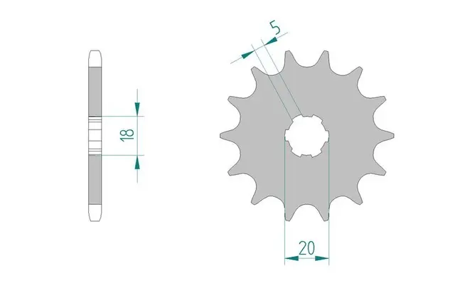 AFAM Framdrev 520 10T 