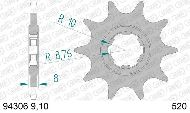 AFAM Framdrev 520 9T 