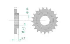 AFAM Countershaft Sprocket #530