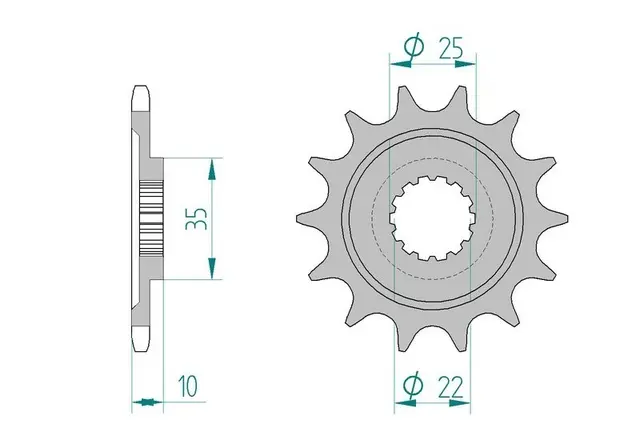 AFAM Framdrev 520 14T 