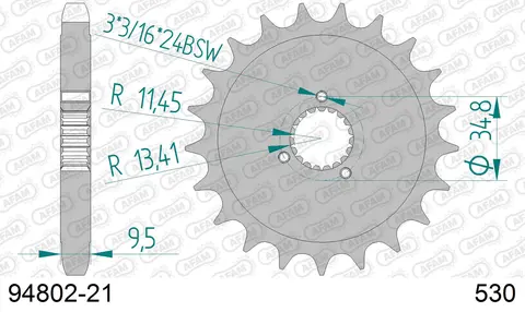 AFAM Framdrev  530
