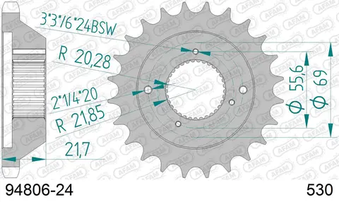AFAM Framdrev  530