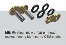 Tsubaki 520 Racing Pro TX4  Pinlink Kjedelås