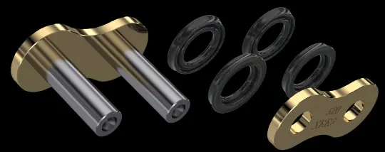 AFAM Kjedelås -A428XMR-G MRS GOLD- Klink Klink, hule pinner 