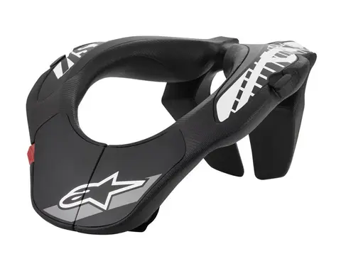 Alpinestars Nakkekrage Junior One Size Sort/Hvit