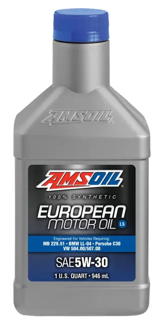 AMSOIL EU-Formel 5W-30 LS Syn. Motorolje Quart - 0,946L, Bilmotorolje 