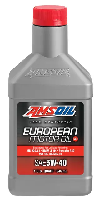 AMSOIL EU-Formel 5W-40 MS Syn. Motorolje Quart - 0,946L 
