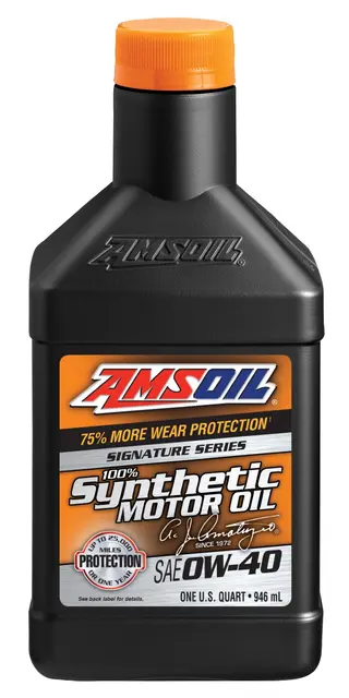 AMSOIL SAE 0W-40 Syn. Motorolje Quart - 0,946L 