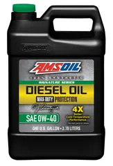 AMSOIL Signature Max-Duty Diesel - 0W-40 1 Gallon Dunk- 3,78L
