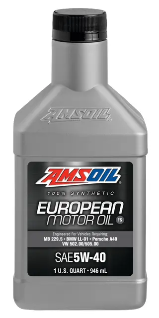 AMSOIL EU-Formel 5W-40 FS Syn. Motorolje Quart - 0,946L 