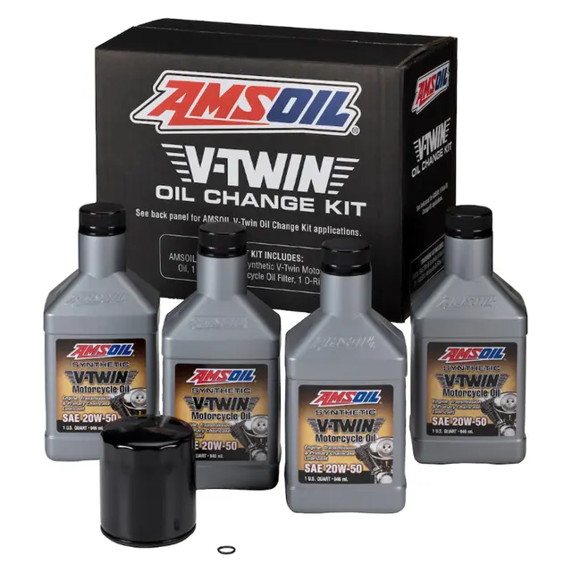 AMSOIL V-Twin Olje Change Kit 1 Kit - Kit 
