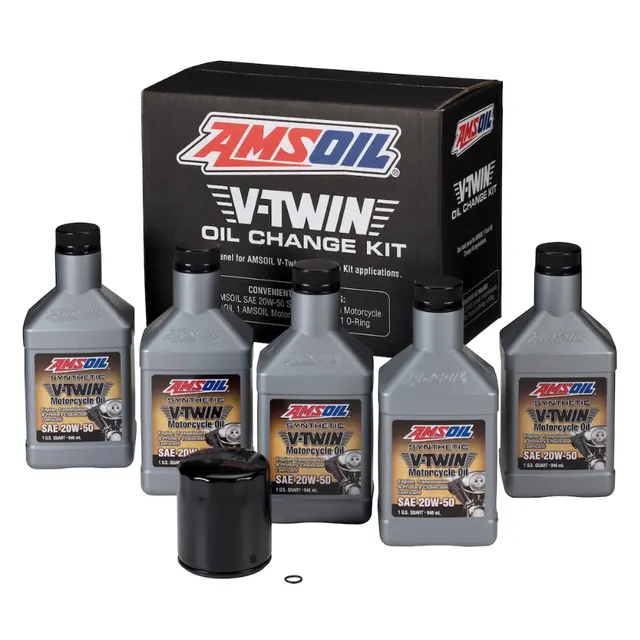 AMSOIL V-Twin Olje Change Kit 1 Kit - Kit 