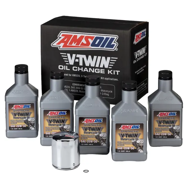 AMSOIL V-Twin Olje Change Kit 1 Kit - Kit 