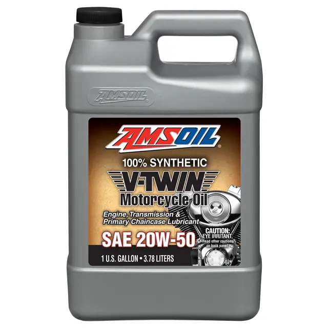 AMSOIL V-Twin Fullsynt MC - 20W-50 1 Gallon Dunk- 3,78L 