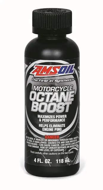 AMSOIL Motorcycle Octane Boost 4-oz. Flaske - 0,118L Flaske 
