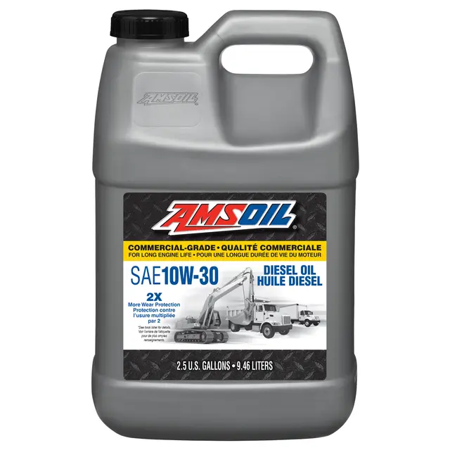 AMSOIL Delsyntetisk Diesel Olje 10W-30 2,5 Gallon - 9,46 Liter 